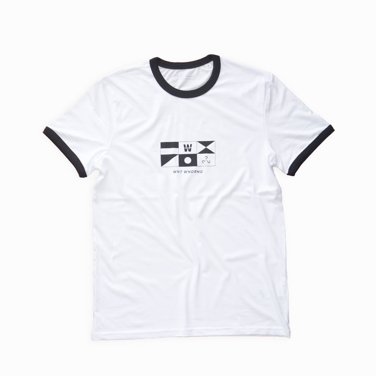 WW Ringer White/Black Tee